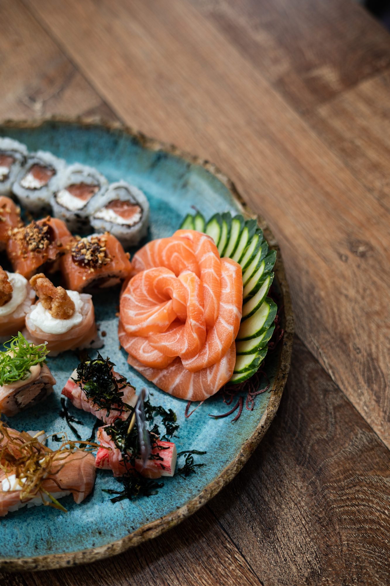 Sashimi em flor