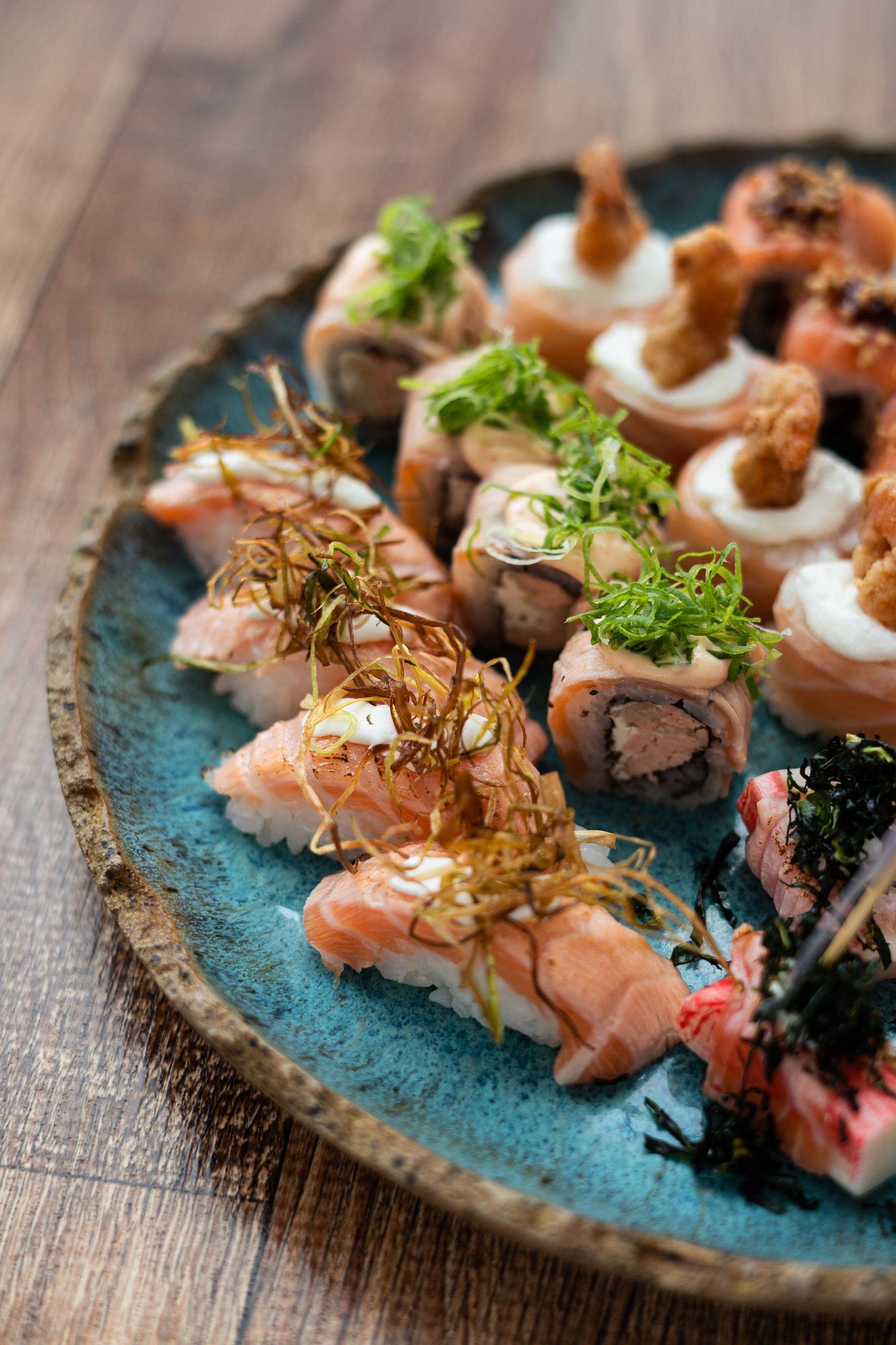 Nigiri de salmão