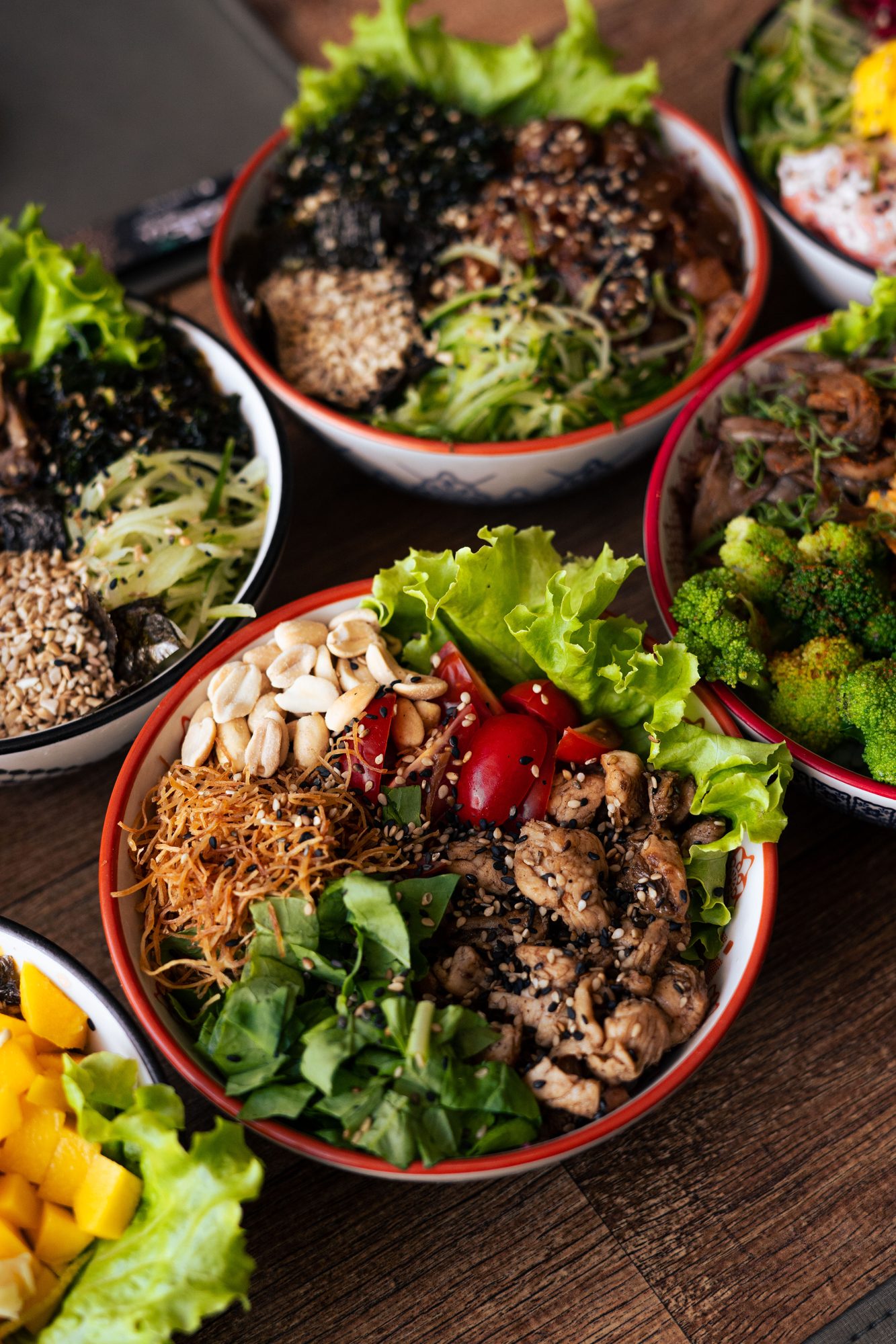 Poke bowls